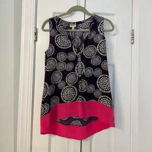 Hatley size small 100%silk tank blouse
